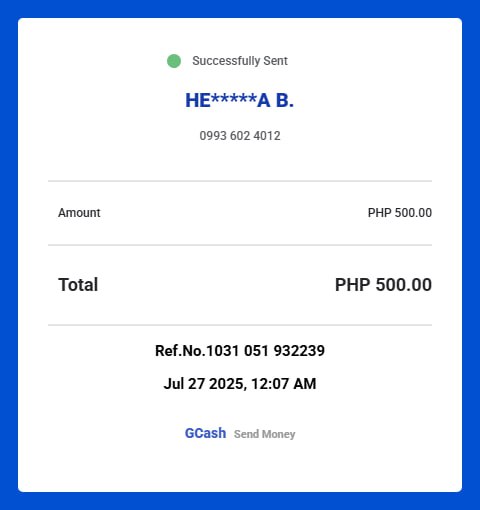 GCash Proof